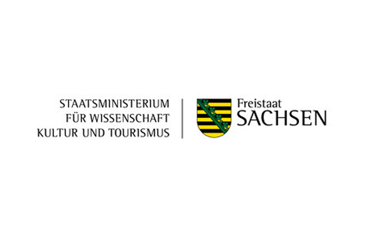 Logo Sächsisches Staatsministerium für Wissenschaft, Kultur und Tourismus © SMWK