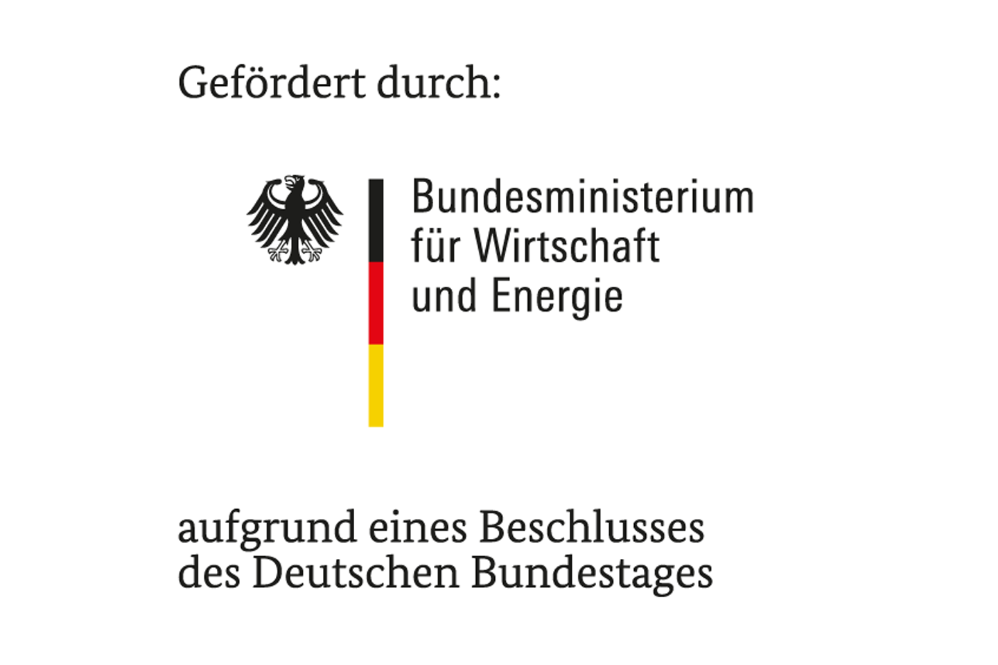 Logo des Bundesministeriums für Wirtschaft und Energie/bei Verlinkung führt Link zur Website des BMWE